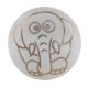 Golden Jumbo Elephant Pattern Ceramic Cabinet Knobs