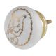 Golden Hedgehog Pattern Ceramic Dresser Knobs