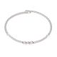 Fashionable 92.5 Sterling Silver Rope Chain Bracelet With Small Beads