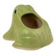 Handmade Green Glazed Ceramic Frog Shape Indoor PotÂ And Planter