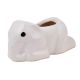 White Handmade Ceramic Elephant Shape Pot Or Planter