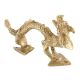 Handmade Golden Brass Carved Dragon Door Handle