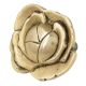 Handmade Golden Brass Dresser Drawer Knob In Rose Flower Design