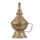 Handmade Golden Brass Kerosene Oil Lamp Rare Collectable