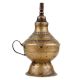Handmade Golden Brass kerosene Oil Lamp Wih Carved Design