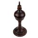 Handmade Brown Patina Brass Oil Lamp With A Single Wick