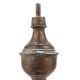 Handmade Patina Rich Brass Oil Lamp With A Single Wick