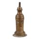 Handmade Patina Rich Brass Oil Lamp in Antique Statue