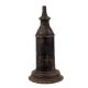 Handmade Blackened Brass Kerosene Oil Lamp With Single Wick