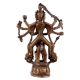 Handmade Copper Finish Brass Durga Devi Statue