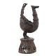 Handmade Black Brass Bird Showpiece In Dhokra Art