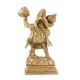 Handmade Golden Brass Ram Bhakt Hanuman Statue