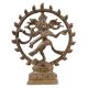 Handmade Brown Brass Nataraja Lord Shiva Statue