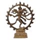 Handmade Brown Brass Nataraja Lord Shiva Statue