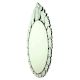 Handmade Silver Venetian Oval Venetian Mirror With Decorative Frame