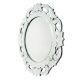 Handmade Silver Glass Venetian Round Mirror
