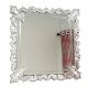 Handmade Silver Glass Square Venetian Design Wall Mirror