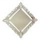 Handmade Silver Glass Squared Wall Mounted Venetian Mirror