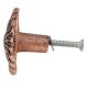 Round Cornflower Antique Copper Aluminium Cabinet Knob