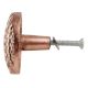 Round Jute Shape Antique Copper Aluminium Dresser Knob