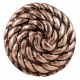 Round Rope Antique Copper Aluminium Cabinet Knob