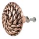Round Rope Antique Copper Aluminium Cabinet Knob