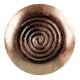 Round Spiral Antique Copper Aluminium Cabinet Knob