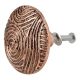 Round Wave Shape Antique Copper Aluminium Cabinet Knob