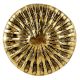 Round Cornflower Antique Golden Aluminium Cabinet Knob