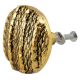 Round Jute Shape Antique Golden Aluminium Dresser Knob