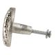 Round Jute Shape Antique Silver Aluminium Dresser Knob
