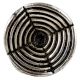 Round Strip Antique Silver Aluminium Cabinet Knob