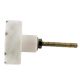 White Round Gold Marble Stone Cabinet Knobs