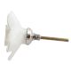 White Flower Ceramic Cabinet Knobs