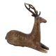 Brass Indian Deer Idol