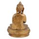 Handmade Brown Gold Brass Lord Buddha Statue