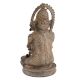 Handmade Brown Brass Ganesha Statue In Tribal Style