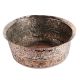 Handmade Brown Copper Decorative Cup Or Bowl With Floral Design