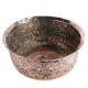 Handmade Brown Copper Decorative Cup Or Bowl With Floral Design