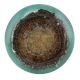 Round Sea Green Resin And Wood Cabinet knob