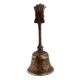 Handmade Multicolored Brass Bell Ghanti Laxmi Ganesha Handle