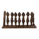 Handmade Black Brass 7 goddess Statues On Platform Home Decoration