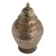 Handmade Brown Brass Vase Shaped Table Lamps Engraved Design