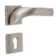 Handmade Satin Steel Brass Mortise Door Lock Handle Set