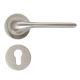 Handmade Satin Nickel Plated Brass Mortise Door Lock Handle Set