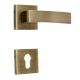 Handmade Gold Brush Brass Mortise Door Lock Handle