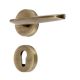 Handmade Antique Gold Brush Brass Mortise Door Lock Handle