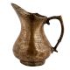 Handmade Brown Brass Tribal Design Pitcher Water Jug