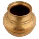 Handmade Gold Brushed Brass kalash Or Lota