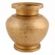 Handmade Rust Finish Brass Spherical Water Pot
